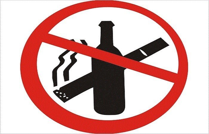 Алкоголь запрещен знак