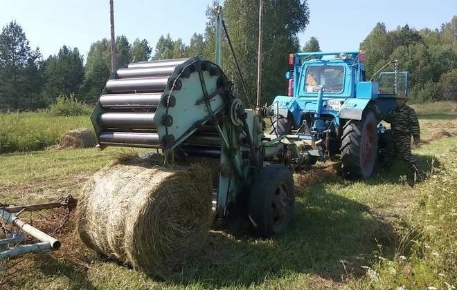 Пресс подборщик для мотоблока