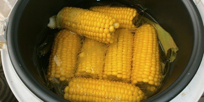 Мультиварка кукуруза в початках