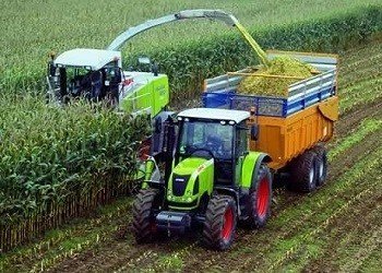 Уборка кукурузы на силос в германии