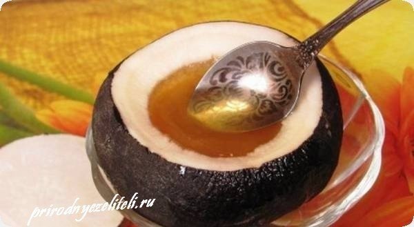 Чёрная редька с мёдом от кашля
