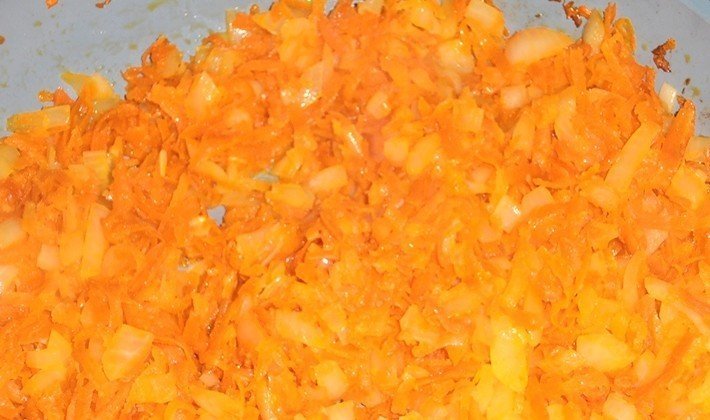 Морковь тертая с апельсином