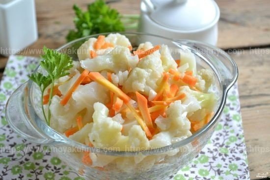 Салат из свежей капусты и моркови