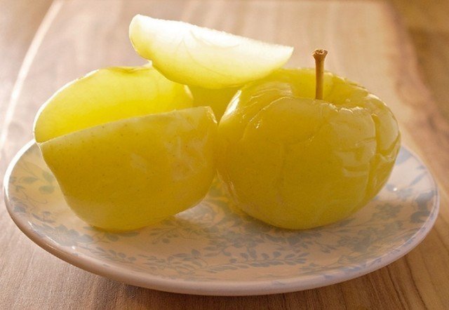Мочёные яблоки рецепт в домашних